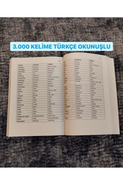 Başına Rusça Tüm Gramer Konuları, Günlük Diyaloglar, Kelime, Hikaye, Türkçe Okunuşları A1 - C2 - 4