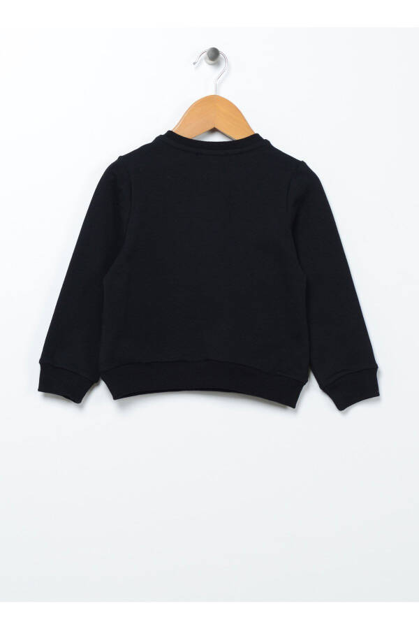 Baskılı Bebek Siyah Sweatshirt 22fwg-58 - 4