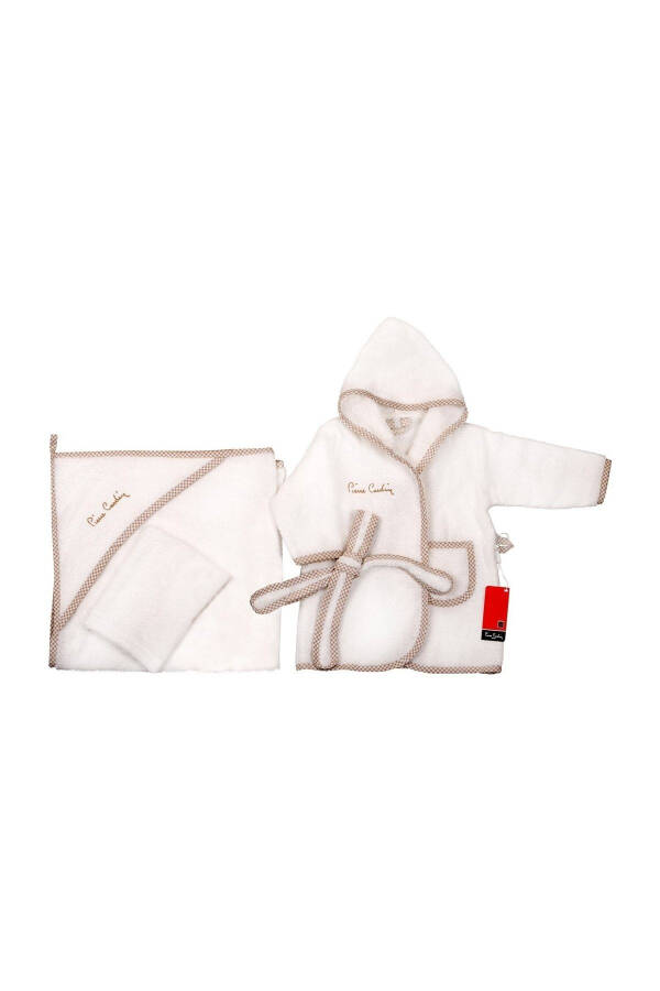 Bathrobe Set - Ecru - 1