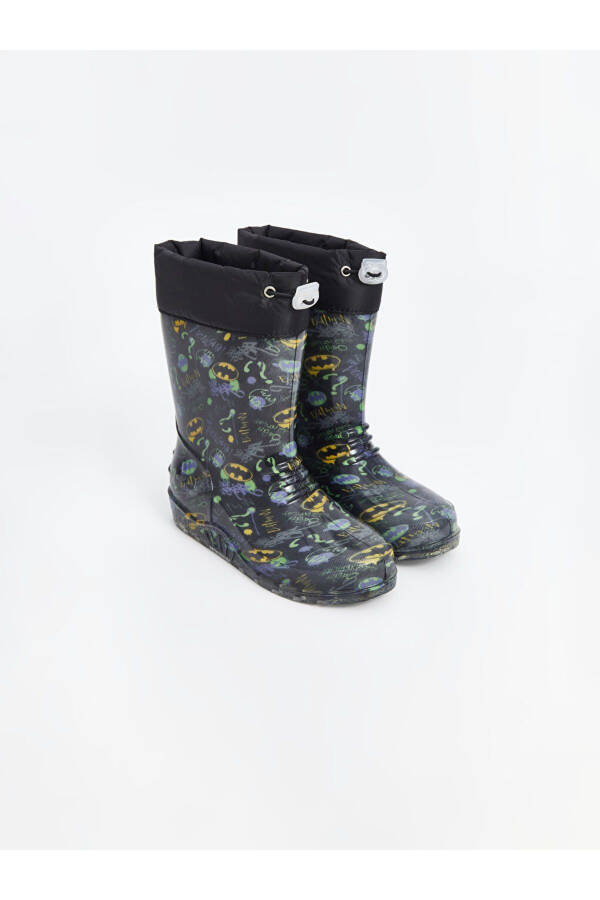 Batman printed boys' rain boots. - 4