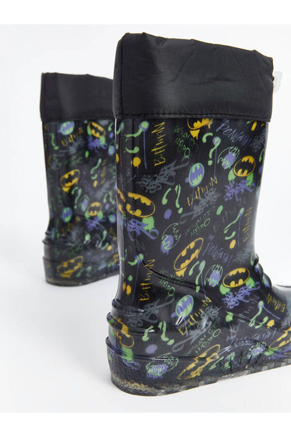 Batman printed boys' rain boots. - 8