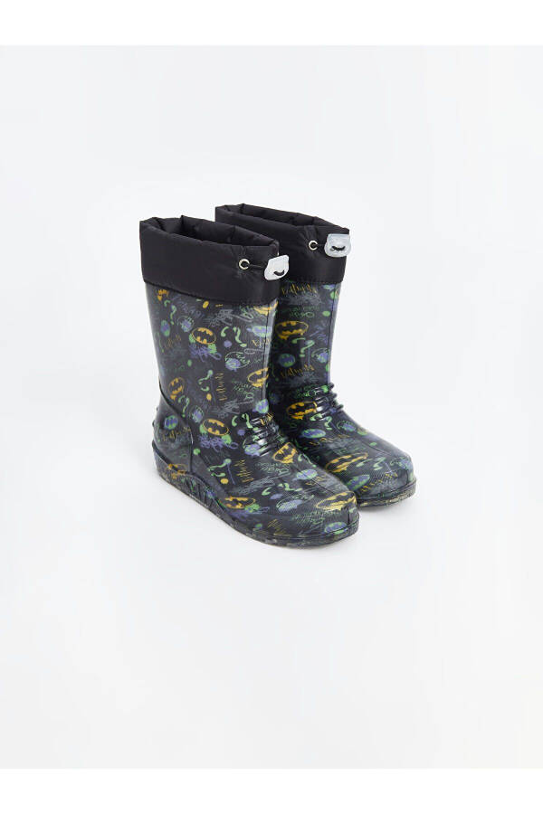 Batman printed boys' rain boots. - 1