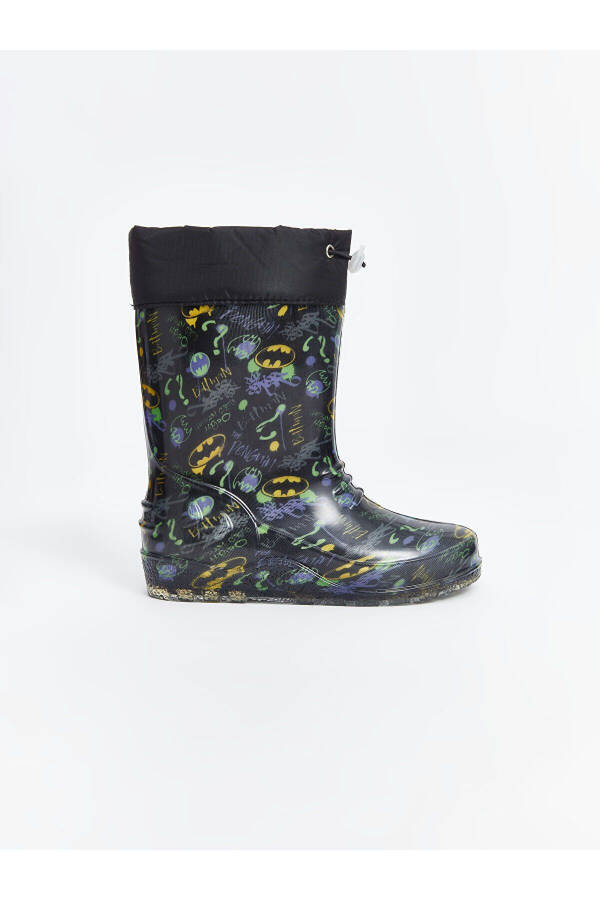 Batman printed boys' rain boots. - 2