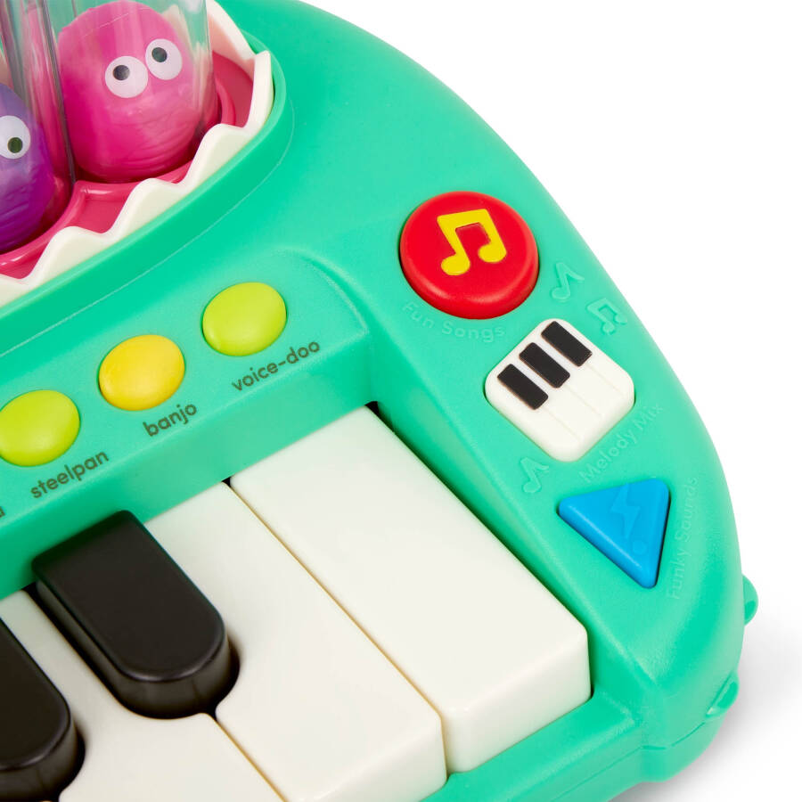 Battat Croco Pop Piano Toy Keyboard with Songs Sounds Lights, Baby and Toddler Toys - 17