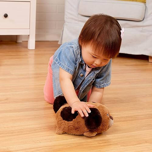 Battat – Plush Crawling Toy Dog – Interactive Stuffed Animal – Toy Puppy With Movement & Sounds – Tummy Time Toys For Toddlers – 12 Months + – Wag n' Waddle Pup - 2