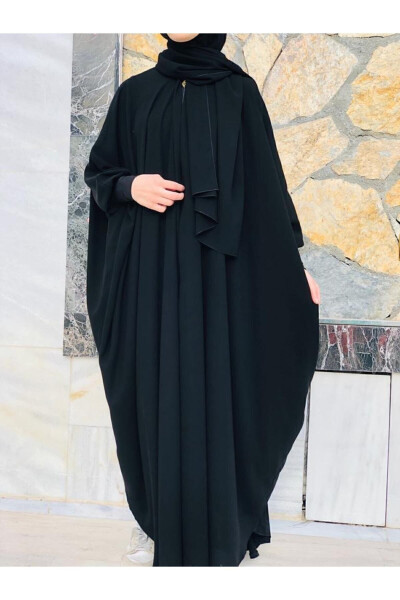 Batwing Abaya Black - 7