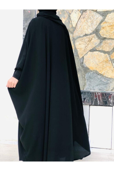 Batwing Abaya Black - 5