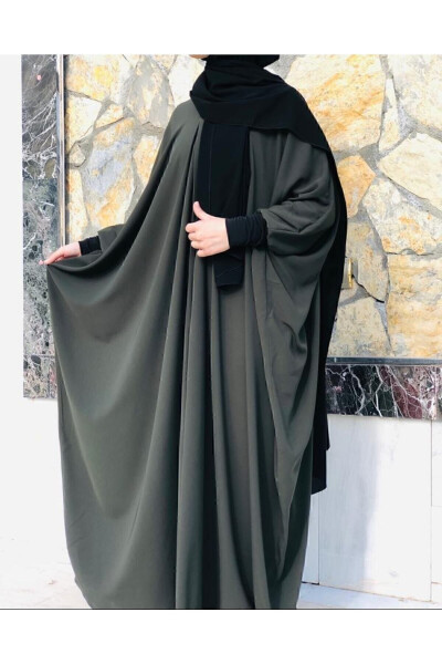 Batwing Abaya Khaki - 6