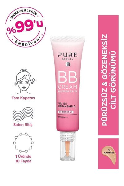 BB Cream SPF50 PA+++ Natural 30 ml - 4894532999798 - 9