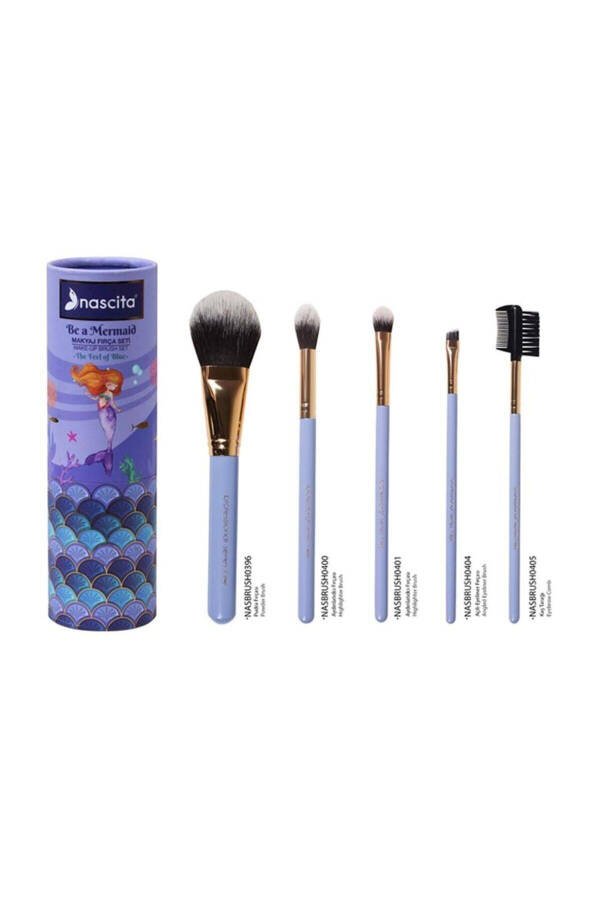 Be Mermaid Mermaid Series - 89 5 Piece Brush Set - 1