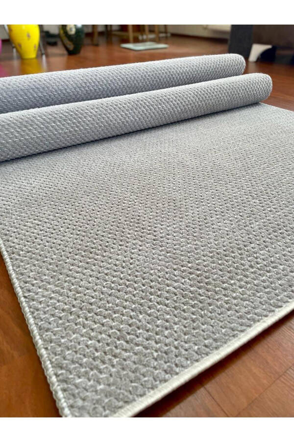 Bead Non-Slip Base Room Living Room Corridor Kitchen Rug Runner Grey - 17