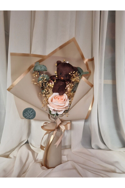 Bear Bouquet Chocolate Gift for Lover / Friend Gift / Birthday Gift - 3