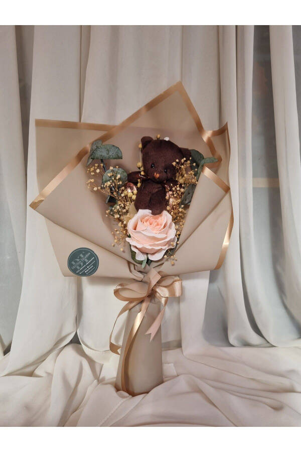 Bear Bouquet Chocolate Gift for Lover / Friend Gift / Birthday Gift - 4