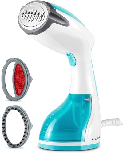 BEAUTURAL Steamer for Clothes, Portable Handheld Garment Fabric Wrinkles Remover, 30-Second Fast Heat-up, Auto-Off, Large Detachable Water Tank - 1