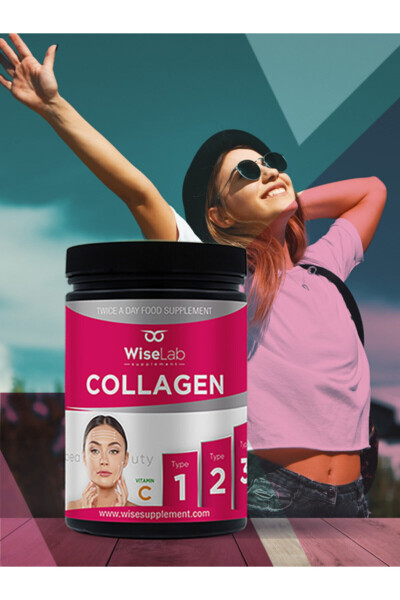 Beauty Collagen Powder 3 Types of Collagen Type 1, Type 2, Type 3 Vitamin C 300gr - 6