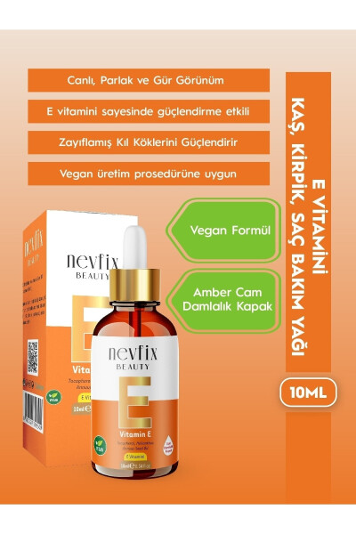 Beauty E Vitamini 10 ml Vegan Doğal Saf - 1