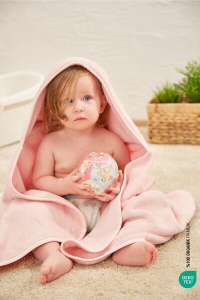 Bebe Marin Swaddle Towel Pink 75x75 - 15