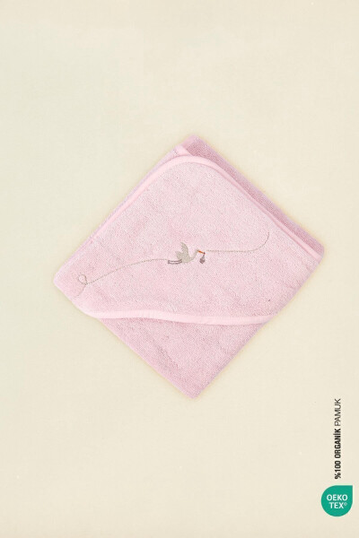 Bebe Marin Swaddle Towel Pink 75x75 - 9