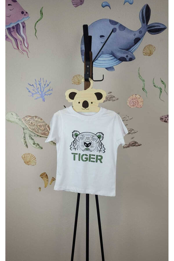 Bebek ve Çocuk Tiger Baskılı T-Shirt - 1