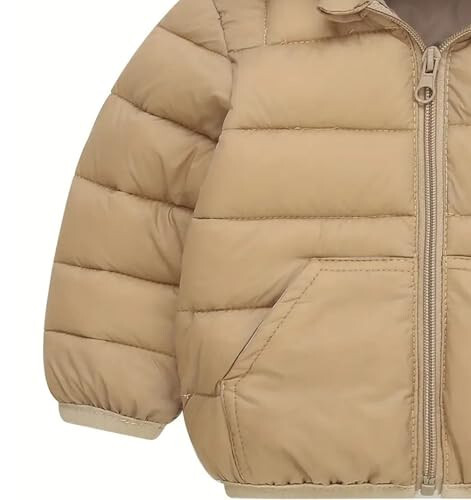 Bebeone Toddler Winter Coats Puffer Padded Jacket Baby Boys Girls Bear Hoods Down Jacket Light Weight Infant Outerwear - 4