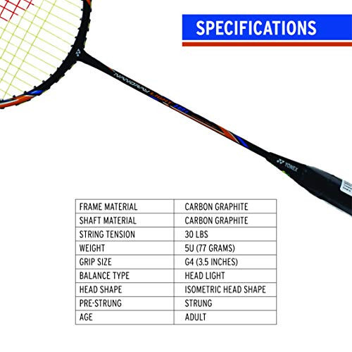 Бэдминтонная ракетка YONEX Nanoray 10F Hi-Flex с предварительной натяжкой - 6