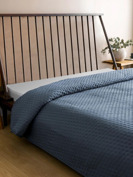 Bedspreado Yuvish Mikro Indigo To'shak To'plami Ikki Kishilik 200x220 - 7