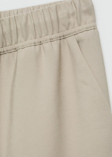 Beige drawstring jogger pants - 8