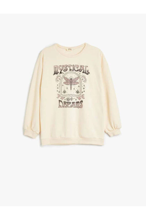 Beige Girls' Sweatshirt - 10