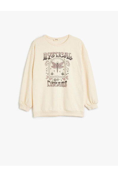 Beige Girls' Sweatshirt - 7