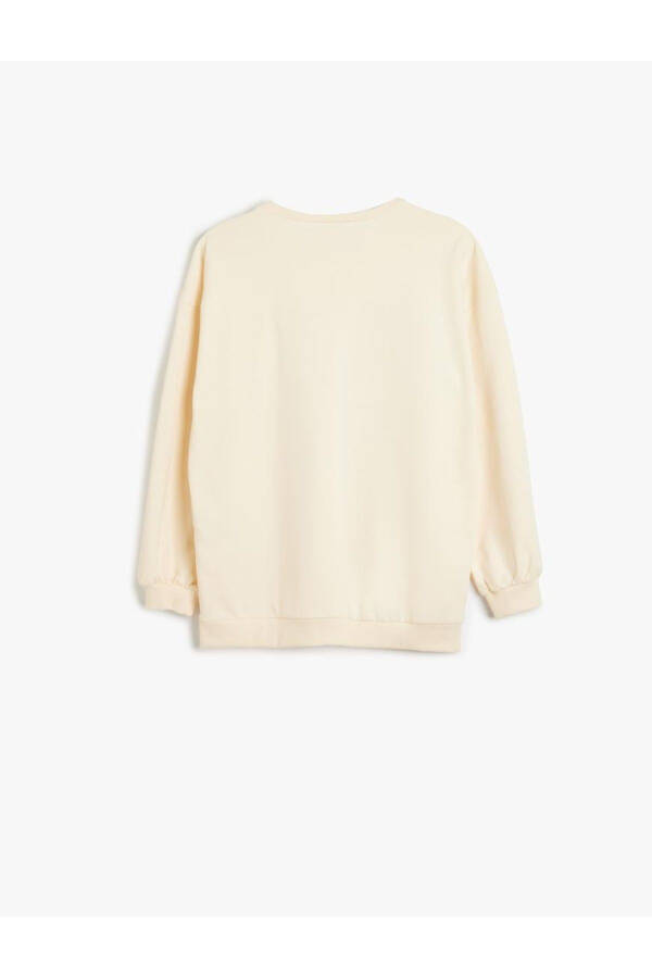 Beige Girls' Sweatshirt - 2