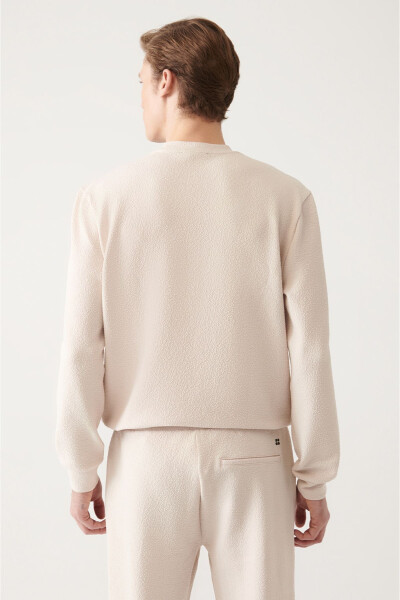 Beige Iron-Free Sweatshirt - 9