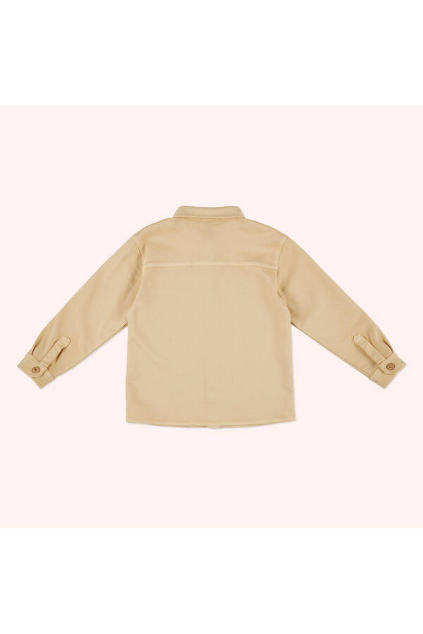 Beige Jacket with Pocket Details for Boys - 17