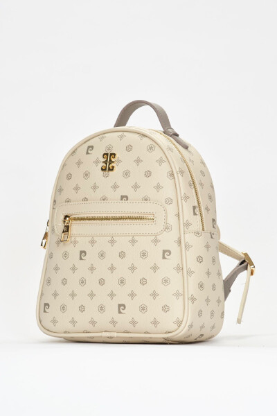 Beige Monogram Women's Backpack 05PO22Y1541 - 3