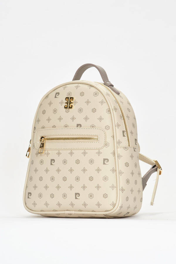 Beige Monogram Women's Backpack 05PO22Y1541 - 3