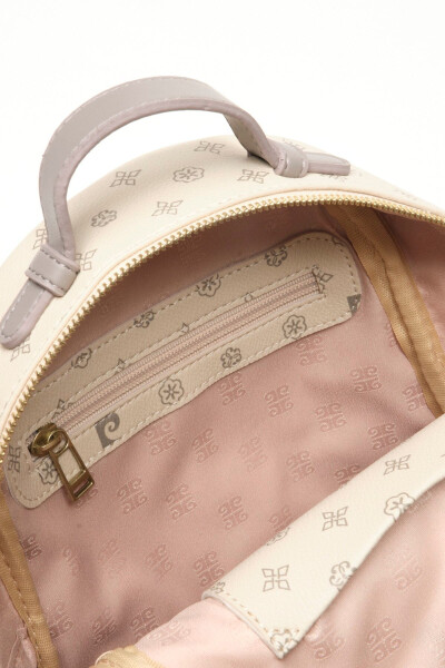 Beige Monogram Women's Backpack 05PO22Y1541 - 5