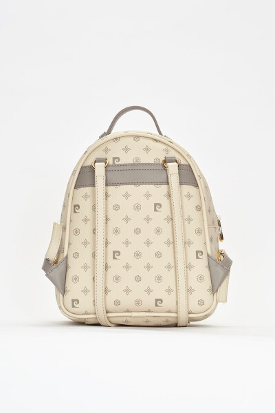 Beige Monogram Women's Backpack 05PO22Y1541 - 6