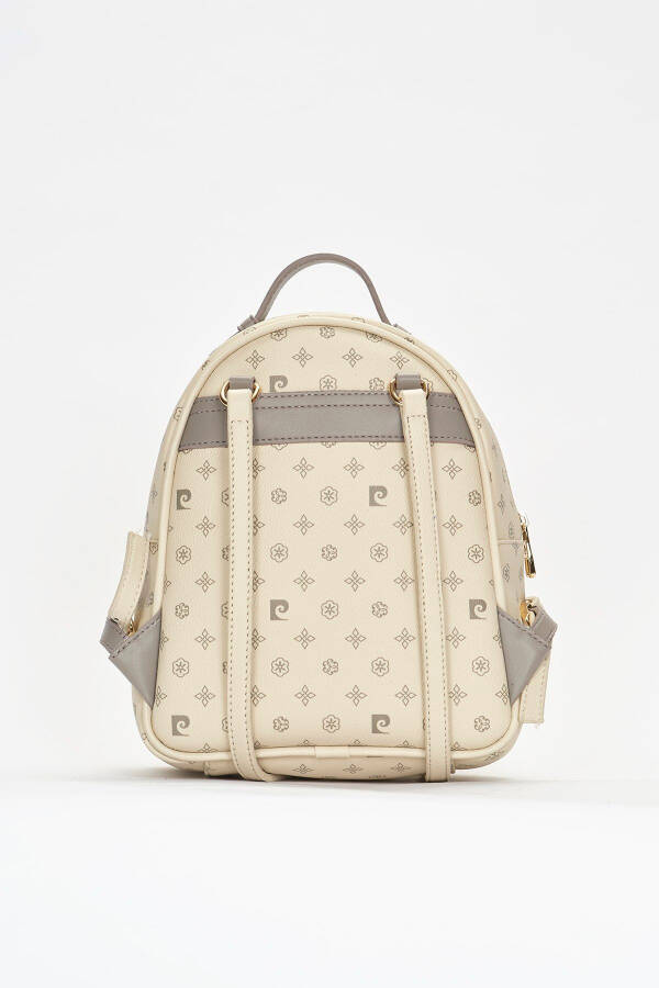 Beige Monogram Women's Backpack 05PO22Y1541 - 6