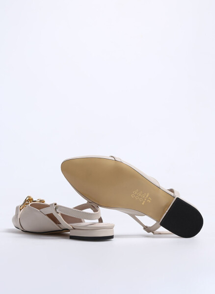 Beige Women's Ballerinas, BOELE brand - 4