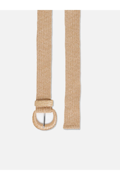 Beige women's belt - 2