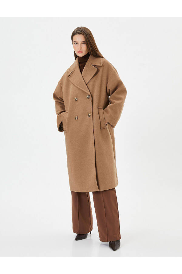 Beige women's coat - 3