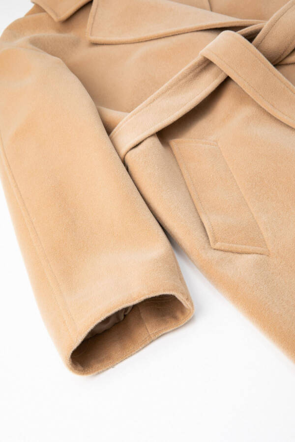 Beige women's coat - 6