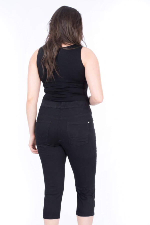 Beli Lastikli Capri Pantolon - 2