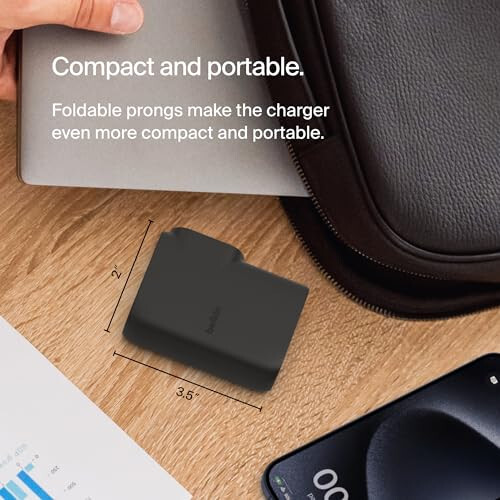 Belkin BoostCharge Hibrit Duvar Şarj Cihazı 25W + Güç Bankası 5K, 2'si 1 Arada Taşınabilir Şarj Cihazı, USB-C Bağlantı Noktası ve USB-A Bağlantı Noktası ile Taşınabilir Pil Şarj Cihazı - Seyahat Dostu, Çift Bağlantı Noktalı Şarj Cihazı - Siyah - 5