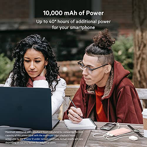 Belkin BoostCharge USB-C Taşınabilir Şarj Cihazı 10k Power Bank 1 USB-C Bağlantı Noktası ve 2 USB-A Bağlantı Noktası ile USB-A'dan USB-C Kablosu iPhone 15, 15 Plus, 15 Pro, 15 Pro Max, Samsung Galaxy S24 ve Daha Fazlası İçin - Gül Altın - 17