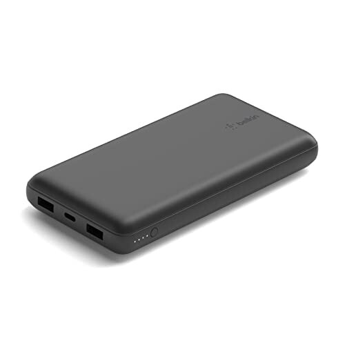 Belkin Power Bank, BoostCharge USB-C Portable Charger 20k w/ 1 USB-C Port and 2 USB-A Ports with USB-C to USB-A Cable for iPhone 15, 15 Plus, 15 Pro, 15 Pro Max, Samsung Galaxy S24, & More - Black - 6