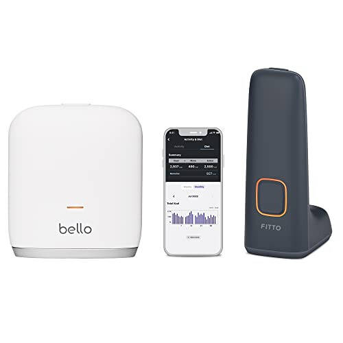 Bello 2 + FITTO - 1 Akıllı Uygulama ile Vücut Yağı Tarayıcı ve 1 Akıllı Uygulama ile Kas Tarayıcı Dahil - Fitness Gelişmenizi Ölçün ve Takip Edin - Apple Health ve Google Fit ile Uyumlu Bluetooth Araçlar - 1