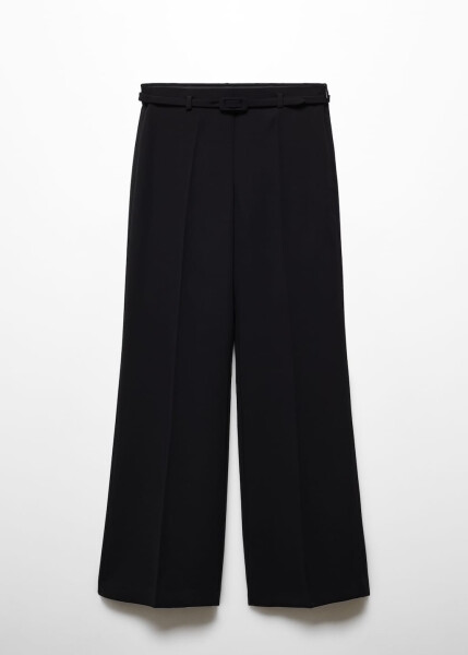 Belted wide-leg pants - 3