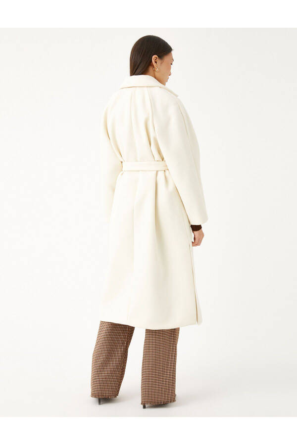 Belted wool coat - 4