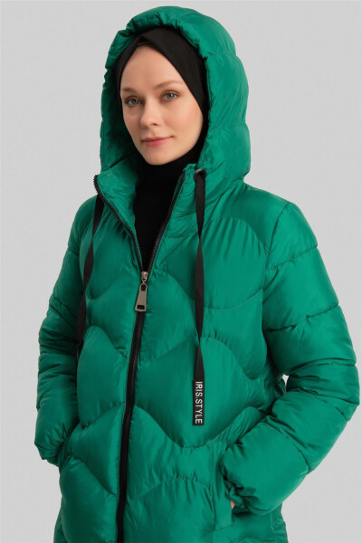 Benetton Green Quilted Jacket (23Kd8303) - 1