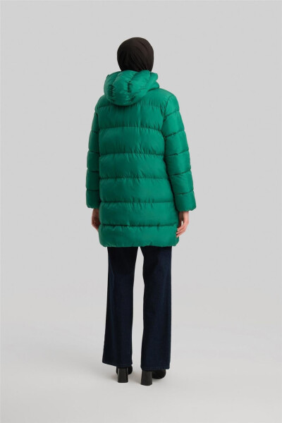 Benetton Green Quilted Jacket (23Kd8303) - 6